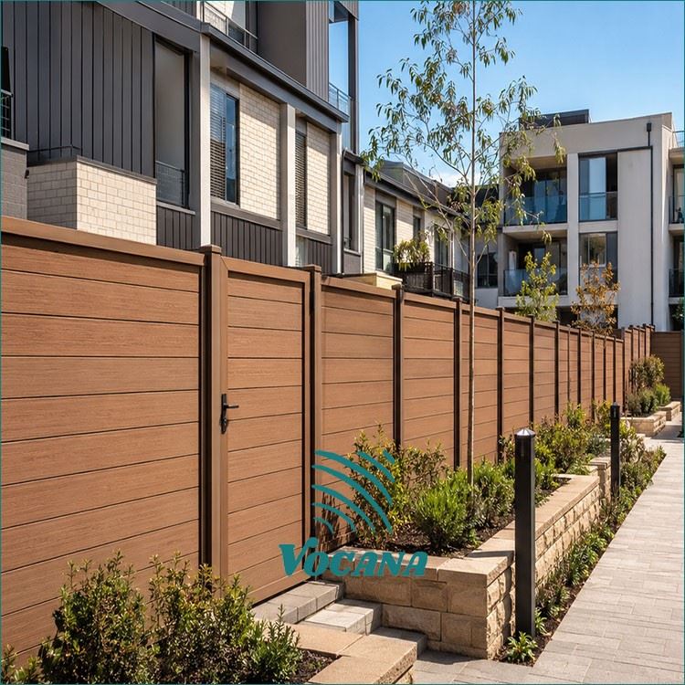 Commercial Composite Fencing Saudi Arabia | WPC Perimeter Fence Systems factory